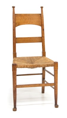Lot 203 - William Birch, High Wycombe, Arts & Crafts design oak side chair