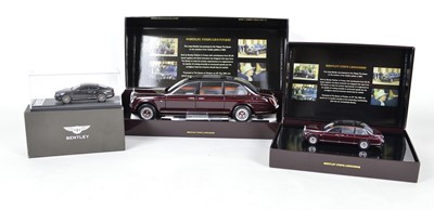 Lot 55 - Three Minichamps Bentley model cars