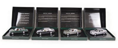 Lot 48 - Four Minichamps 1:43 Scale Bentleys