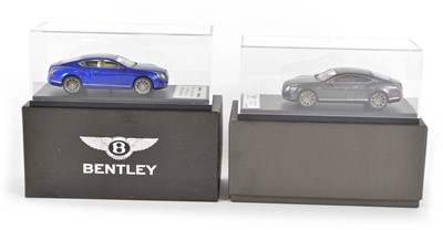 Lot 56 - Two 1:43 Scale Bentley model cars
