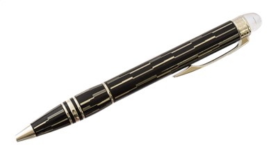 Lot 127 - A Montblanc Starwalker Black Mystery Ballpoint Pen.