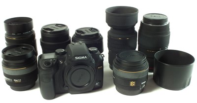 Lot 188 - Sigma camera and lenses