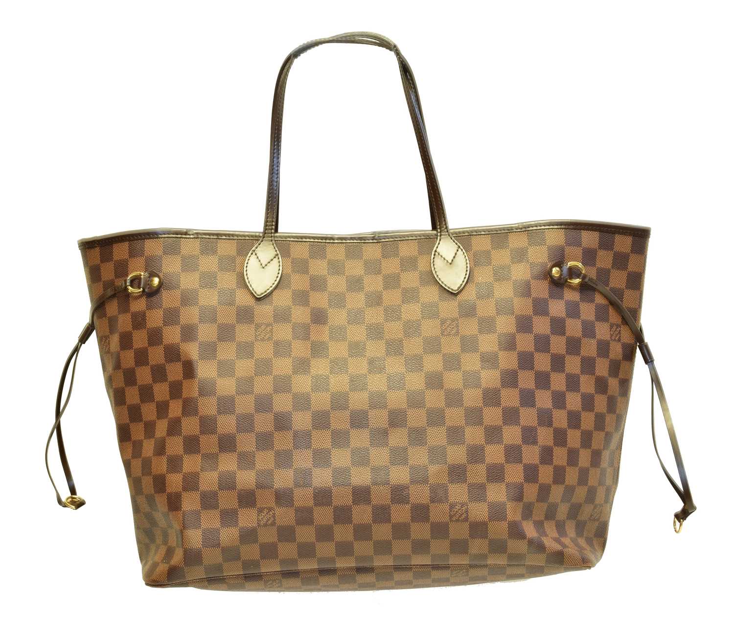 Lot 149 - A Louis Vuitton Damier Ebène Neverfull MM handbag