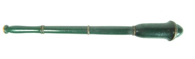 Lot 174 - Victorian painted wood mace or truncheon