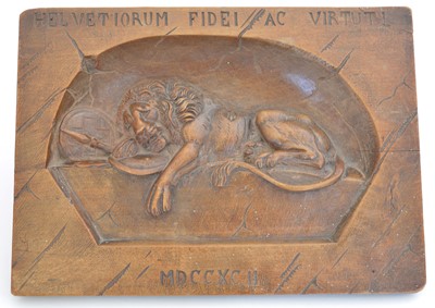 Lot 235 - Black Forest wall plaque