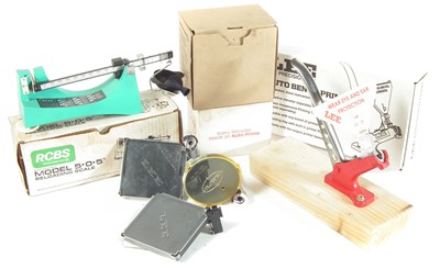 Lot 329 - Three Lee priming tools and RCBS scales