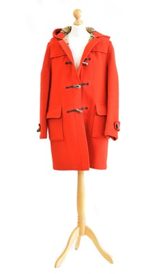 Lot 137 - A Burberry wool duffle coat