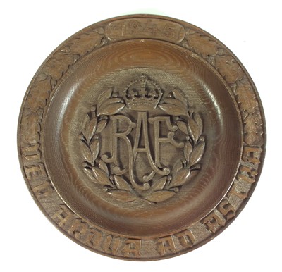 Lot 492 - RAF Plaque or platter