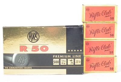 Lot 303 - .22lr ammunition LICENCE REQUIRED