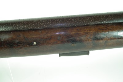 Lot 51 - Massive flintlock wall gun by Lacy and Co.