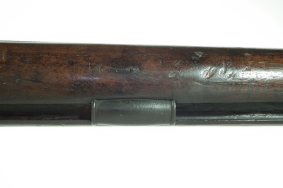 Lot 51 - Massive flintlock wall gun by Lacy and Co.