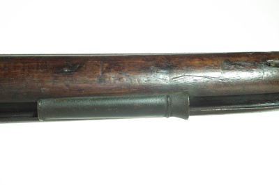 Lot 51 - Massive flintlock wall gun by Lacy and Co.