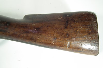 Lot 51 - Massive flintlock wall gun by Lacy and Co.