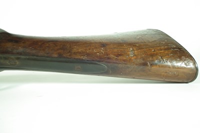 Lot 51 - Massive flintlock wall gun by Lacy and Co.