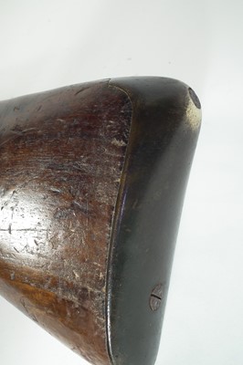 Lot 51 - Massive flintlock wall gun by Lacy and Co.