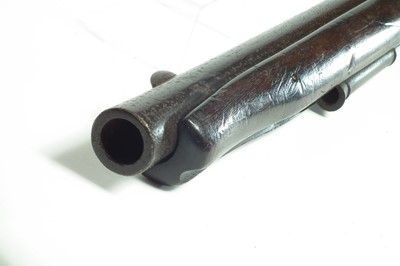 Lot 51 - Massive flintlock wall gun by Lacy and Co.