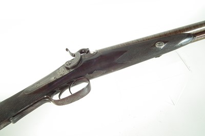 Lot 79 - Wilkinson percussion double 16 bore shotgun