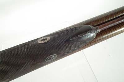 Lot 79 - Wilkinson percussion double 16 bore shotgun