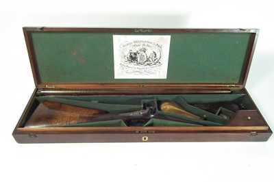 Lot 79 - Wilkinson percussion double 16 bore shotgun