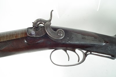 Lot 79 - Wilkinson percussion double 16 bore shotgun