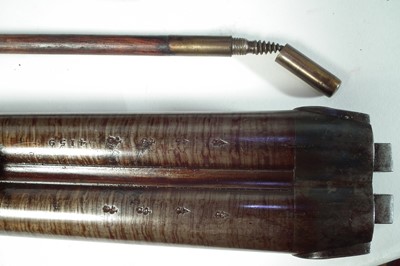 Lot 79 - Wilkinson percussion double 16 bore shotgun