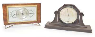 Lot 194 - Two twentieth-century Short and Mason Stormoguide barometers (2).