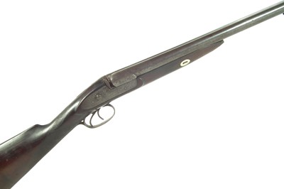 Lot 323 - Percussion double barrel shotgun by H. Thompson
