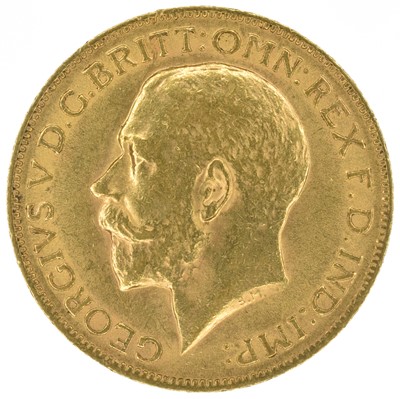 Lot 42 - King George V, Sovereign, 1912.