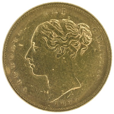 Lot 20 - Queen Victoria, Half-Sovereign, 1877.