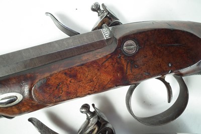 Lot 3 - Pair of flintlock Officer's pistols by Holmes