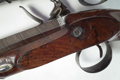 Lot 3 - Pair of flintlock Officer's pistols by Holmes