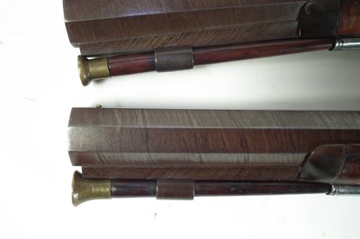 Lot 3 - Pair of flintlock Officer's pistols by Holmes