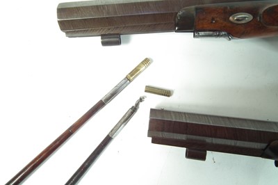 Lot 3 - Pair of flintlock Officer's pistols by Holmes