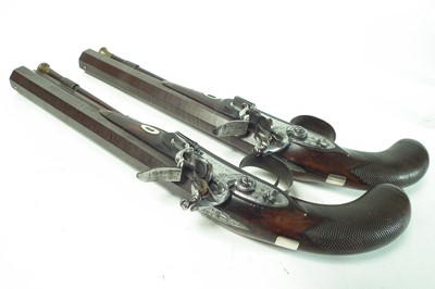 Lot 3 - Pair of flintlock Officer's pistols by Holmes