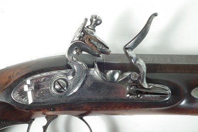 Lot 3 - Pair of flintlock Officer's pistols by Holmes
