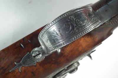 Lot 3 - Pair of flintlock Officer's pistols by Holmes