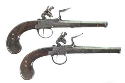 Lot 5 - Pair of flintlock pistols by J. Duncumb