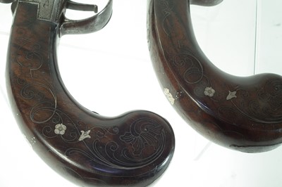 Lot 5 - Pair of flintlock pistols by J. Duncumb