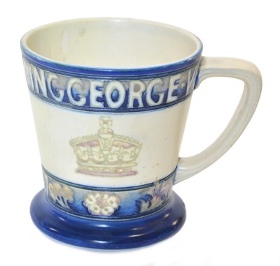 Lot 135 - Moorcroft George VI & Queen Elizabeth Coronation Mug