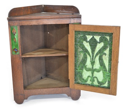 Lot 209 - Arts & Crafts Corner Cabinet