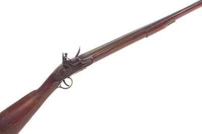 Lot 70 - English flintlock sporting gun