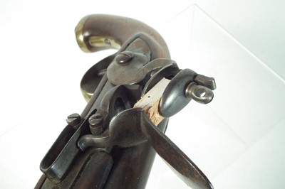 Lot 4 - Pair of Belgian flintlock belt pistols