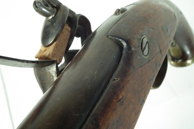 Lot 4 - Pair of Belgian flintlock belt pistols