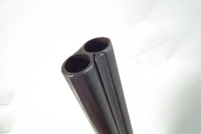 Lot 9 - Double barrel percussion coach pistol