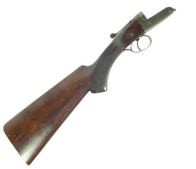 Lot 29 - Stock and action only of a Greener rook rifle / Shotgun LICENCE REQUIRED