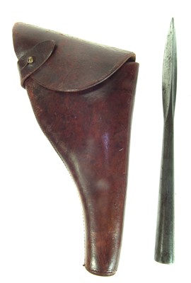 Lot 401 - Wilkinson Sword Lance head and a Webley Holster