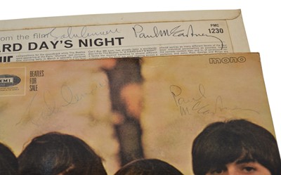 Lot 56 - Two Signed Beatles LP's by John Lennon & Paul McCartney