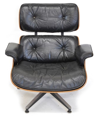 Lot 238 - Charles & Ray Eames Lounge Chair and Ottoman for Herman Miller