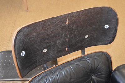Lot 238 - Charles & Ray Eames Lounge Chair and Ottoman for Herman Miller
