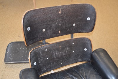 Lot 238 - Charles & Ray Eames Lounge Chair and Ottoman for Herman Miller